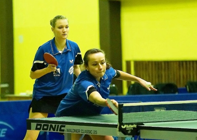 Katarzyna Gieryń (z prawej) i Agata Kaszuba zdobyły komplet punktów.