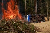 Pożar lasu i wypadek autobusu. Wielkie ćwiczenia strażaków (zdjęcia, wideo)