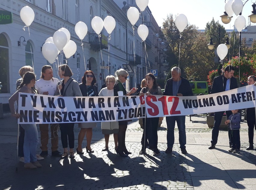 Protest mieszkańców Makowa Nowego i Makowca w sprawie...