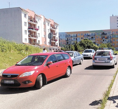 Policyjny radiowóz, który podpatrzył nasz Czytelnik. 