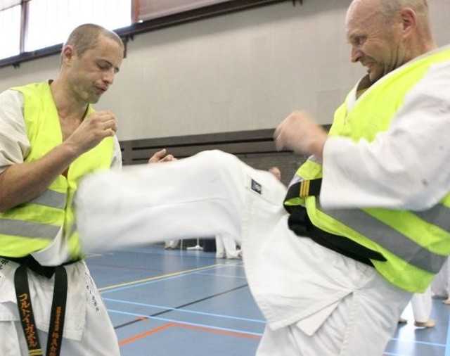 Sensei Wiesław Orzoł musiał dać z siebie wszystko, aby zdobyć IV dan.