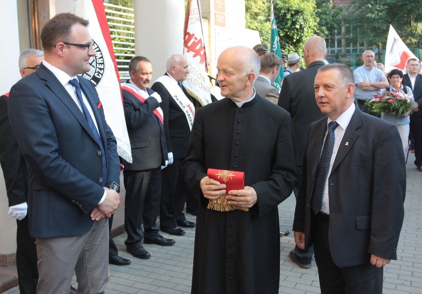 Radomski Czerwiec 1976. Otwarcie alei im. Zbigniewa Romaszewskiego z Piotrem Dudą z "Solidarności"