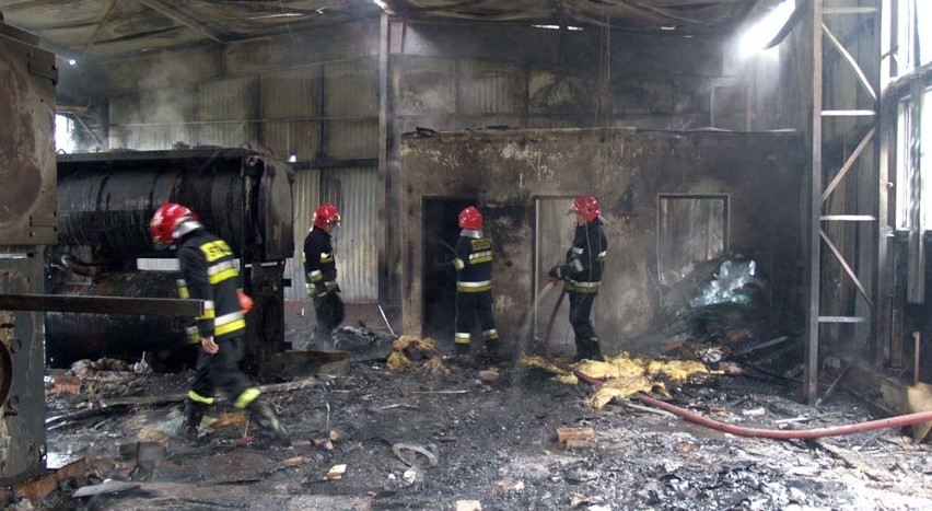 Pożar w kotłowni w Koszalinie