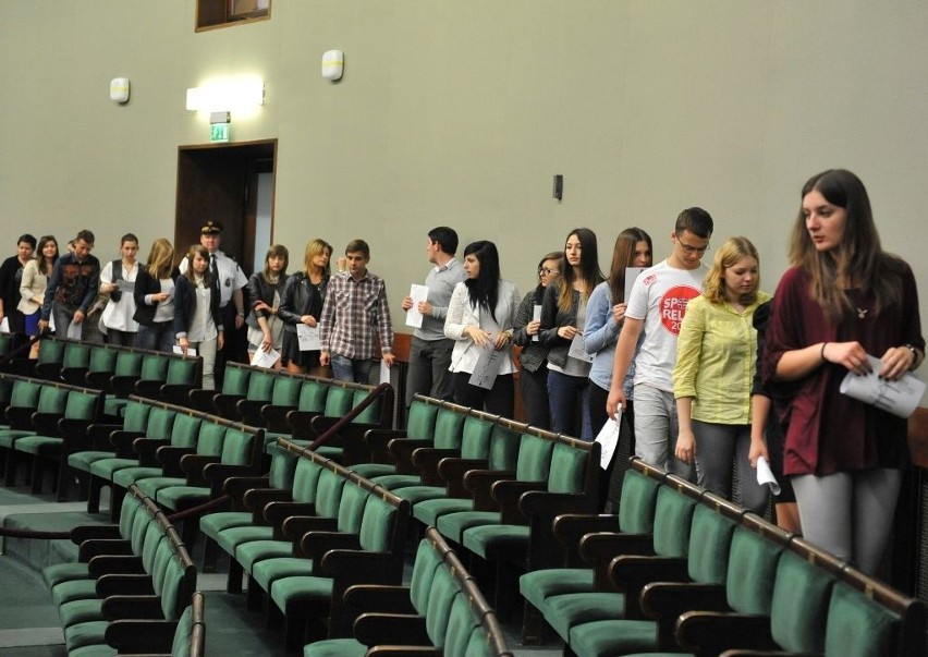 Uczniowie zwiedzili Sejm