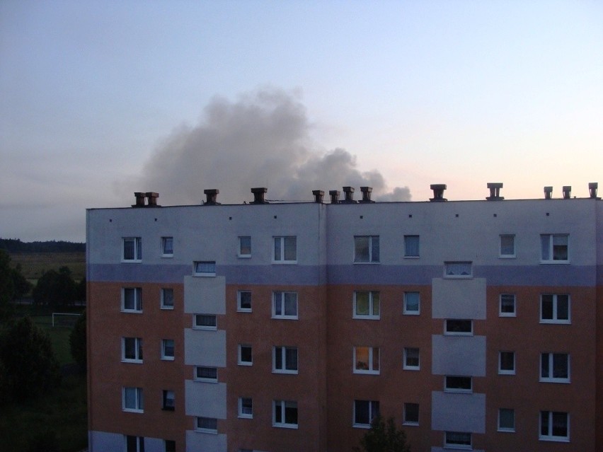 Pożar przy ul. Zaborowskiej