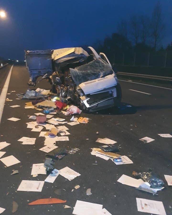 Tragiczny wypadek na autostradzie A2. W sobotę nad ranem w...