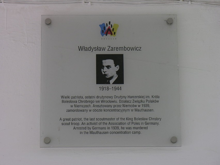 Tablica pamiątkowa Władysława Zarembowicza