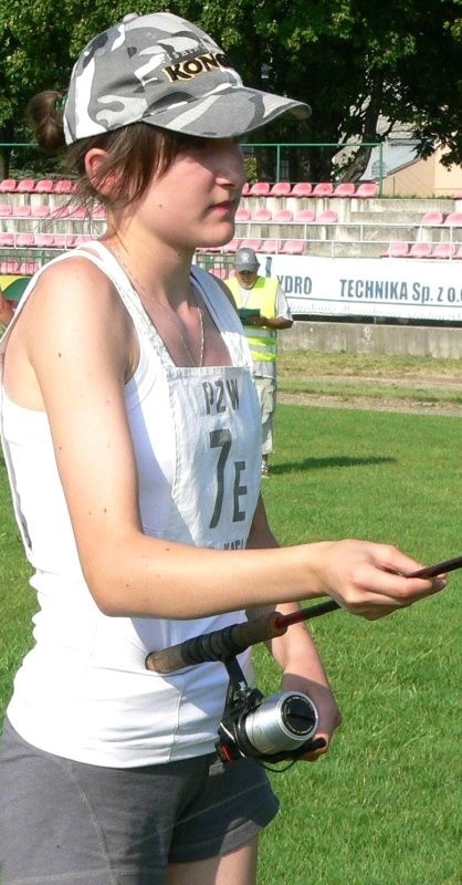 Buska wędkarka Magdalena Kuza była gwiazdą numer jeden sobotniego turnieju halowego.