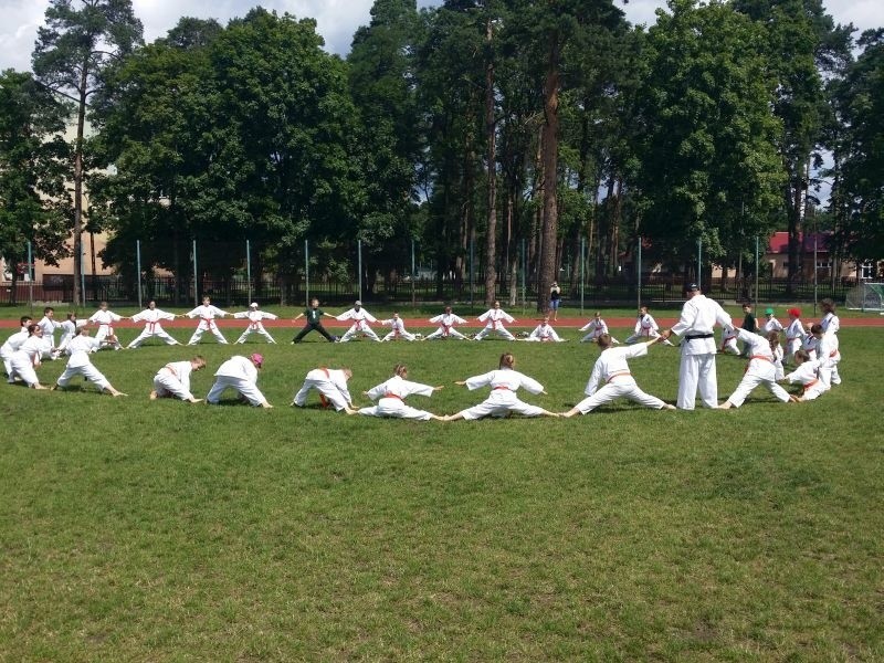 Karatecy OKKK na zgrupowaniu w Augustowie