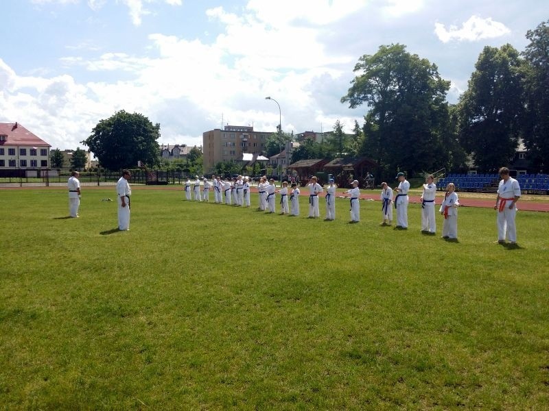 Karatecy OKKK na zgrupowaniu w Augustowie