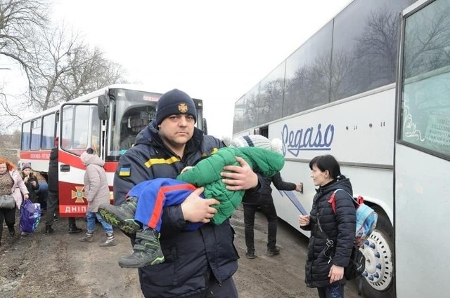 Evakuierung der Einwohner von Kropiwnicki