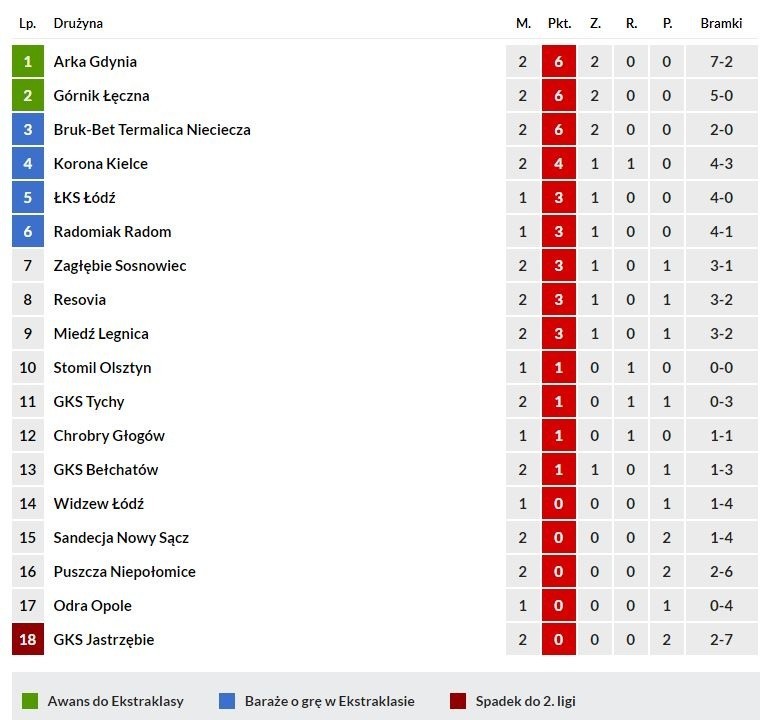 Chrobry Głogów - Widzew Łódź wynik meczu. Kolejna porażka łodzian!