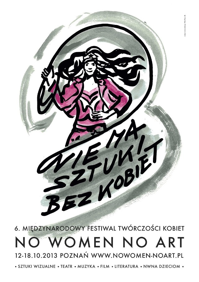 Plakat festiwalu No Woman No Art