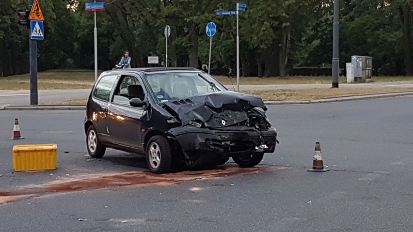 Wypadek na Konstantynowskiej w Łodzi [ZDJĘCIA FILM]
