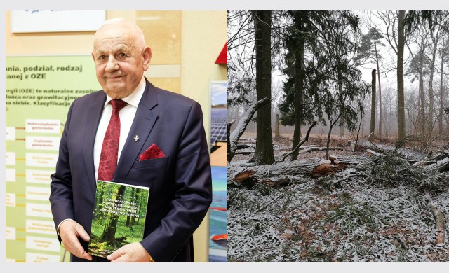 Prof. Stanisław Łuniewski zaprezentował we czwartek (28.12) najnowszą monografię naukową pt. „Gospodarowanie Puszczą Białowieską jako ekosystemem przyrodniczo cennym”