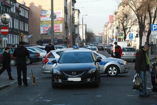 Do potrącenia doszło na ulicy Mickiewicza w Słupsku.