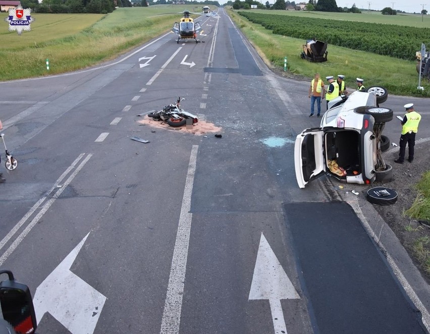 Tragedia w Krasnymstawie. W wypadku zginęły dwie osoby