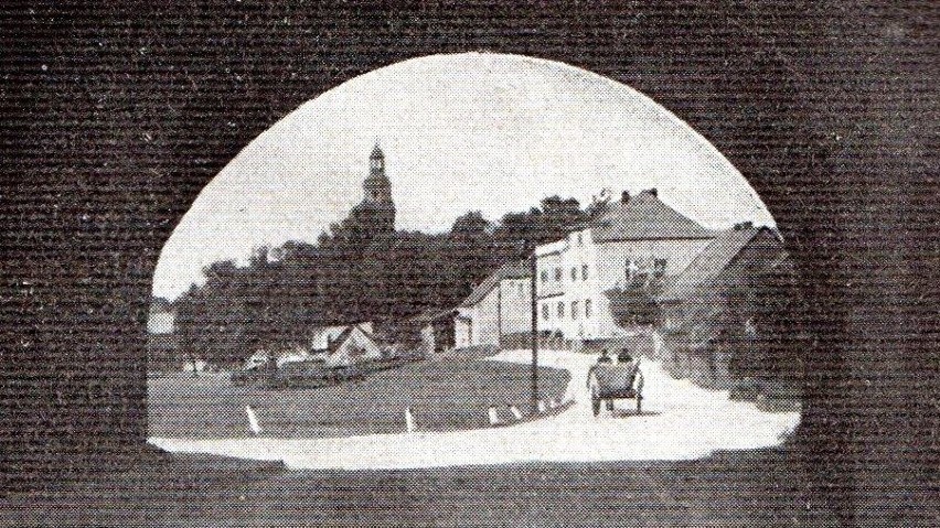 Wiadukt kolejowy w Oleśnie w latach trzydziestych XX wieku.