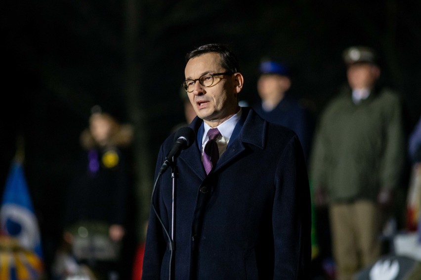 Premier Mateusz Morawiecki w Kopnej Górze. Wziął udział w uroczystościach upamiętniających Powstańców Listopadowych (zdjęcia)