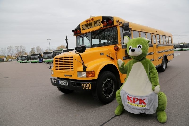 KPK. Amerykański school bus będzie jeździł po Białymstoku (zdjęcia, wideo)