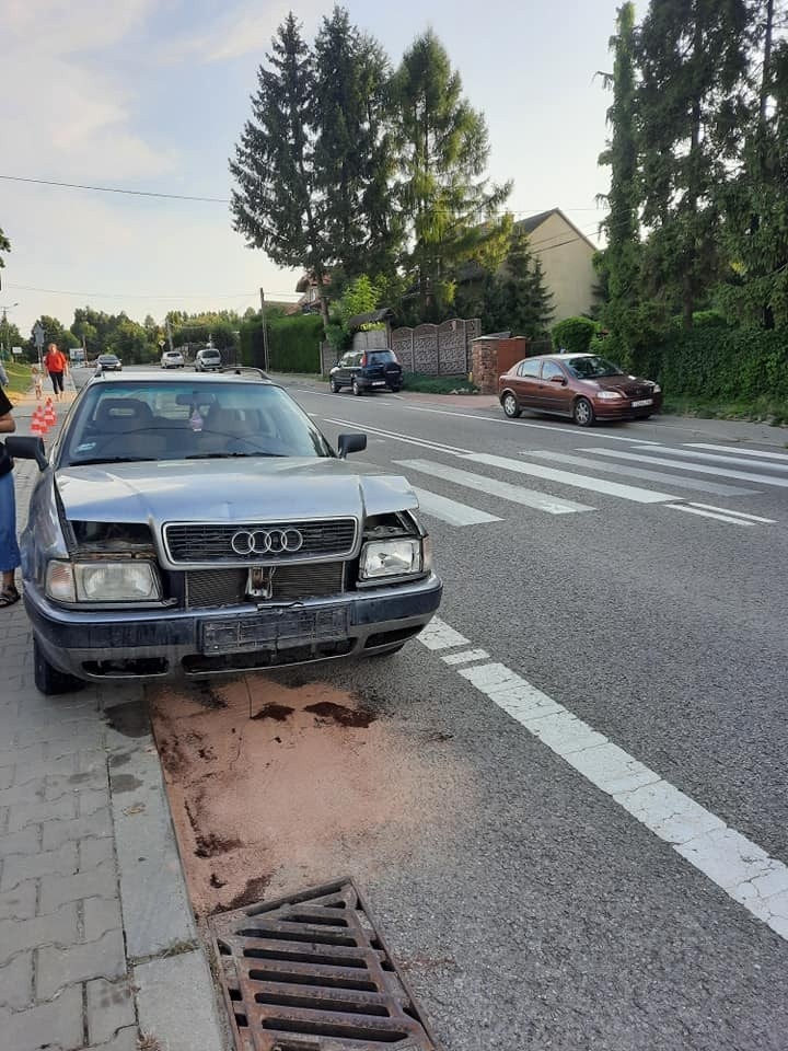 Na miejscu sobotniej stłuczki w Nowej Słupi