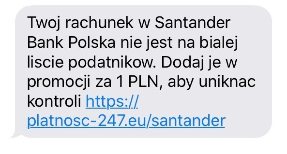 Santander Bank Polska ostrzega swoich klientów przed...
