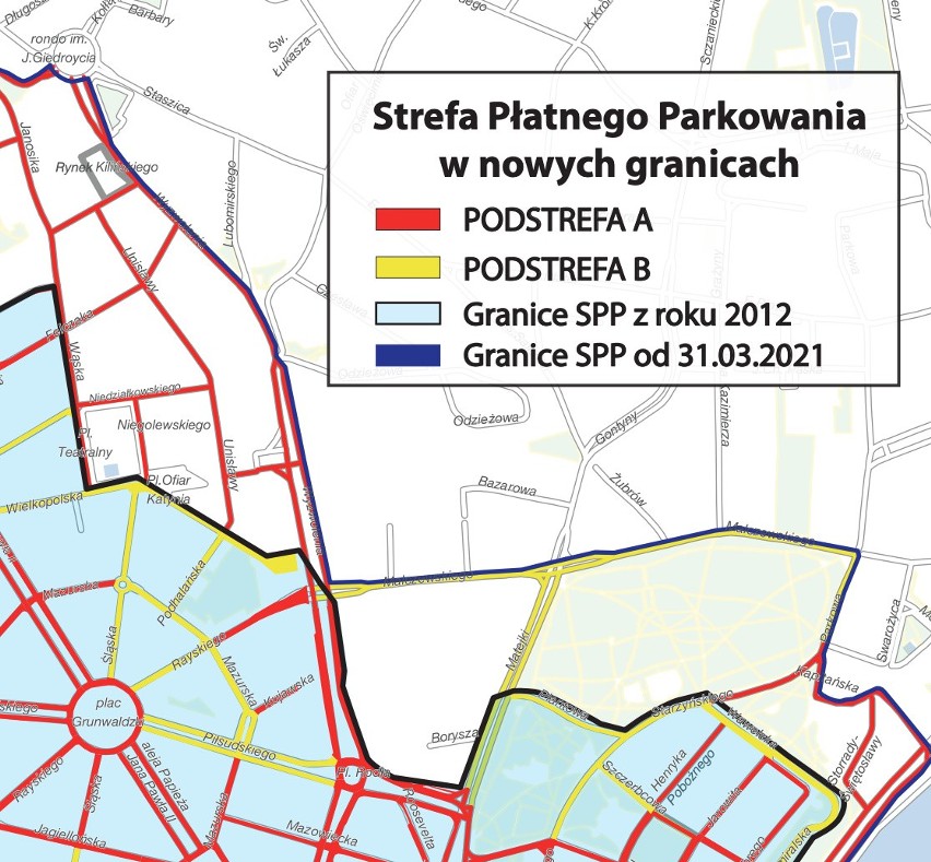 Nowa Strefa Płatnego Pakowania w Szczecinie od 31.03.2021. Większa i droższa. Sprawdziliśmy stan przygotowań