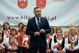 Andrzej Duda rozpoczął swoją kampanię prezydencką od wizyty w Biłgoraju. Zobacz zdjęcia