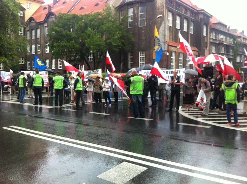 Manifestacja LOS w obronie polskości Śląska