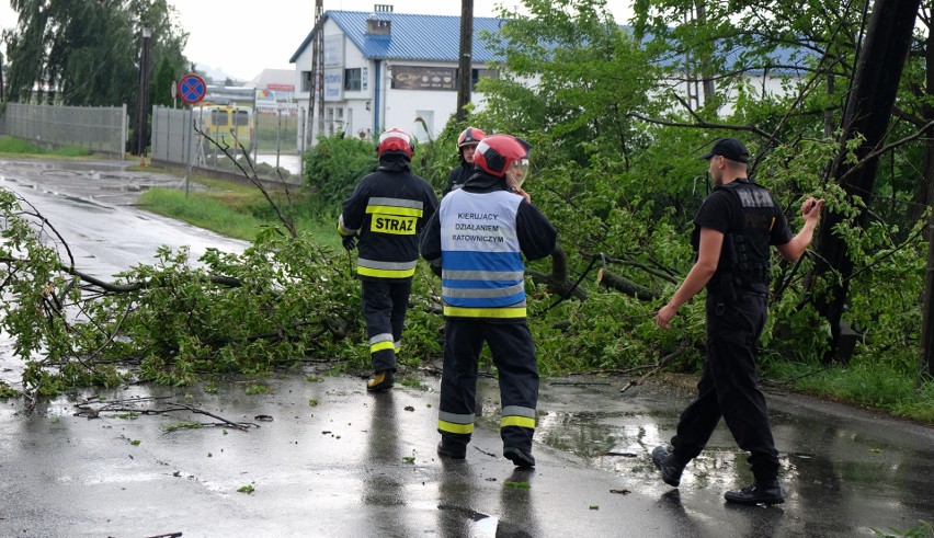 W czwartkowe południe nad Przemyślem i powiatem przemyskim...