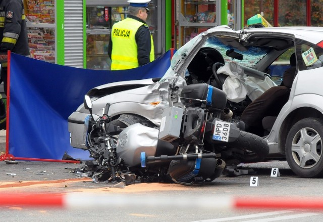 W wypadku na ul. Nadbystrzyckiej zginął 37-letni policjant z Lublina