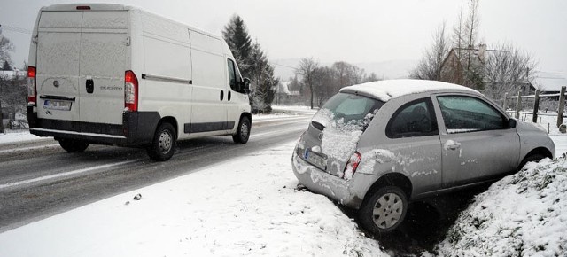 Zima zaatakowała Podkarpacie. Szczególnie powinni uważać kierowcy.