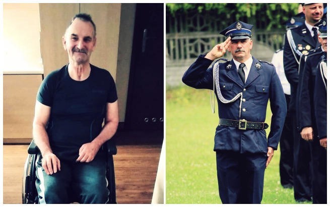 Zdzisław Tokarski, strażak z Moskorzewa - wygrał walkę o życie, teraz walczy o sprawność. Możemy pomóc! [ZDJĘCIA]
