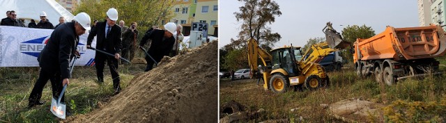 Obwodnica Śródmiejska Szczecina: Tu na razie jest ściernisko, ale za 26 miesięcy będzie nowoczesna i bezpieczna Obwodnica Śródmiejska. Właśnie rozpoczęła się jej budowa.