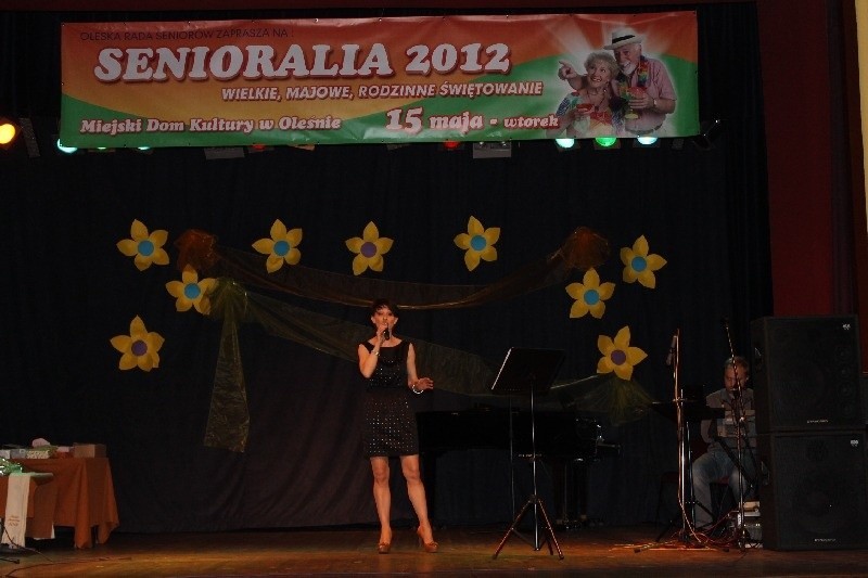 Senioralia 2012 w Oleśnie. Śpiewa Katarzyna Suchara