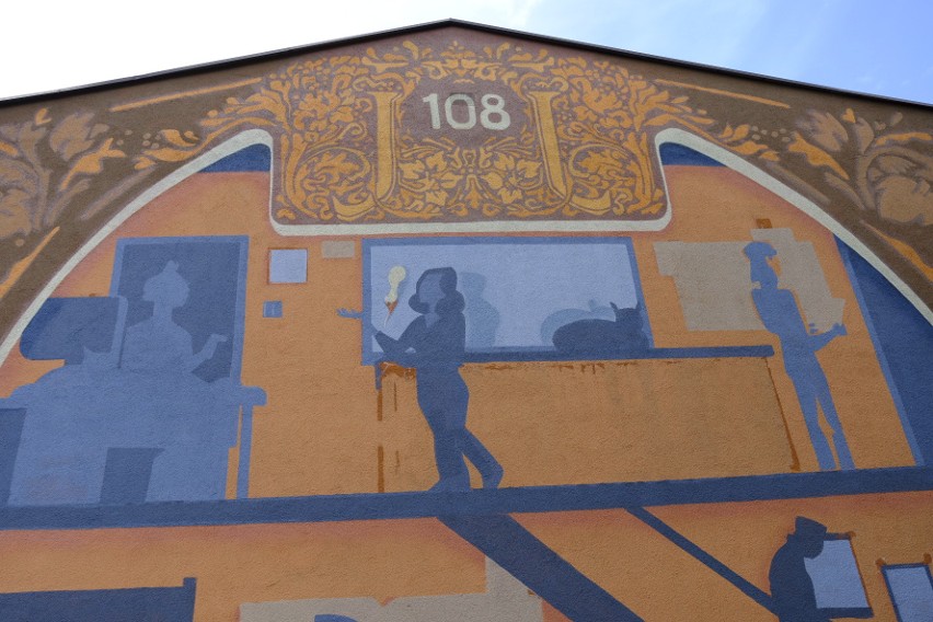 Na Chełmińskim Przedmieściu powstaje ciekawy mural. Zobaczcie zdjęcia