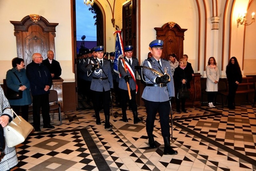 Z okazji wojewódzkich obchodów Święta Patrona Policji Św....