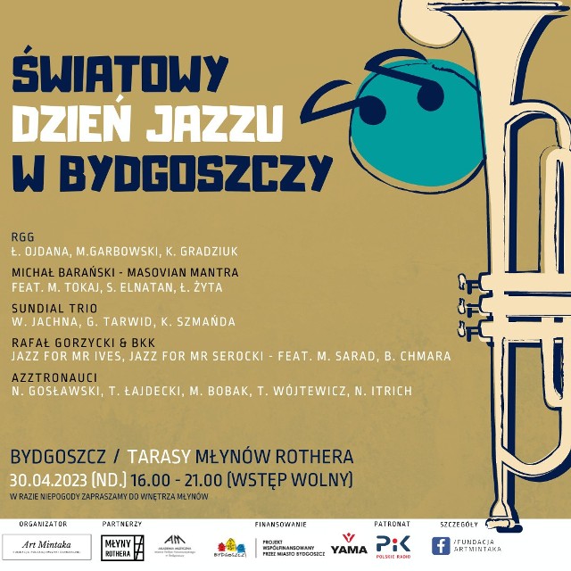 30 kwietnia na Wyspie Młyńskiej w Bydgoszczy - uczta dla miłośników jazzu