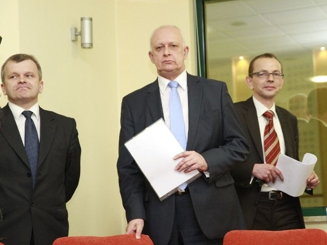 Od lewej: Jacek Piorunek, Jarosław Dworzański, Zbigniew Nikitorowicz