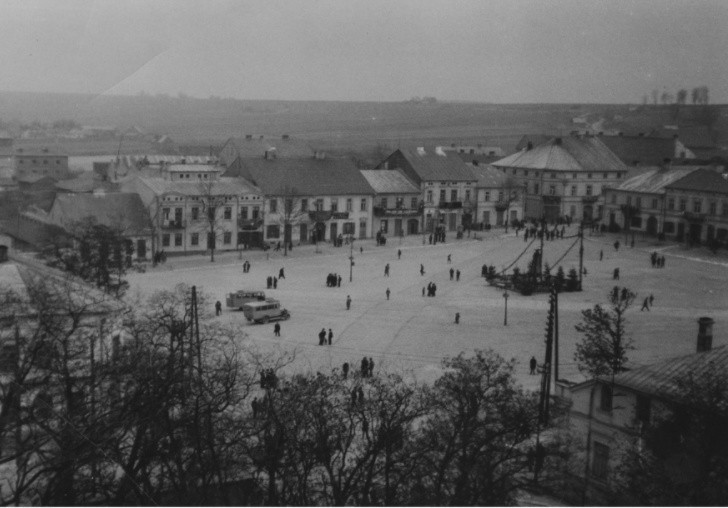 Rynek w Miechowie, 1932