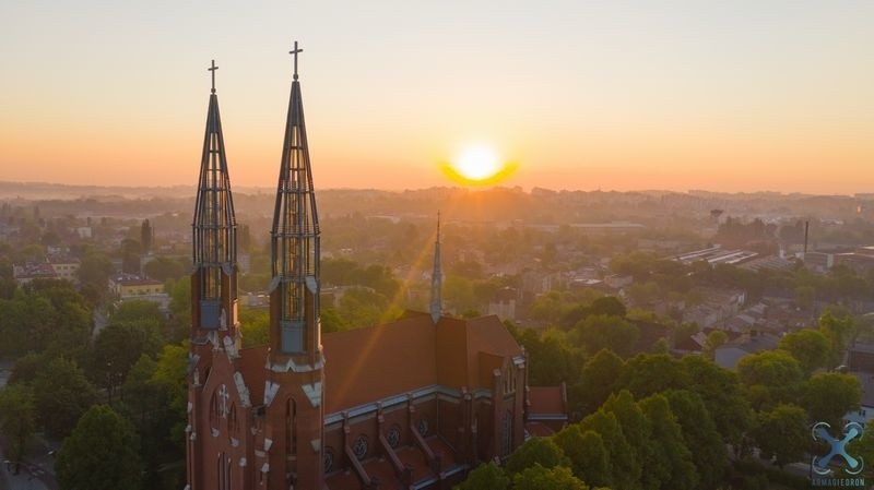 Sosnowiec z lotu ptaka wygląda zachwycająco....