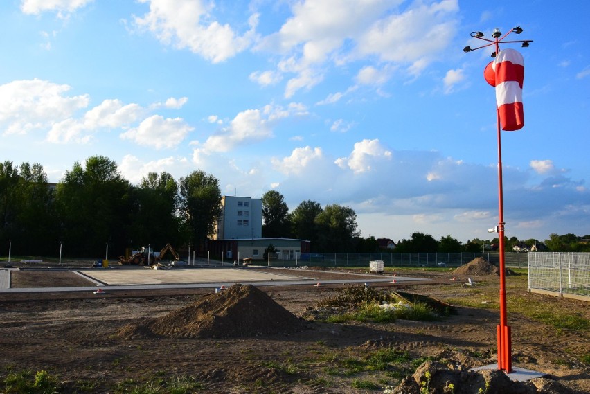 Lądowisko dla szpitala w Sandomierzu prawie gotowe 