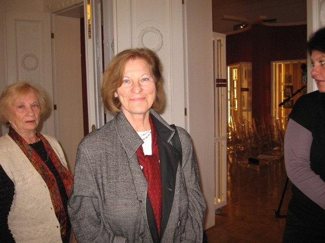 - Jestem tu zawsze z wielką radością &#8211; powiedziała przed spotkaniem Rita Gombrowicz . Z lewej Danuta Borchard z USA.