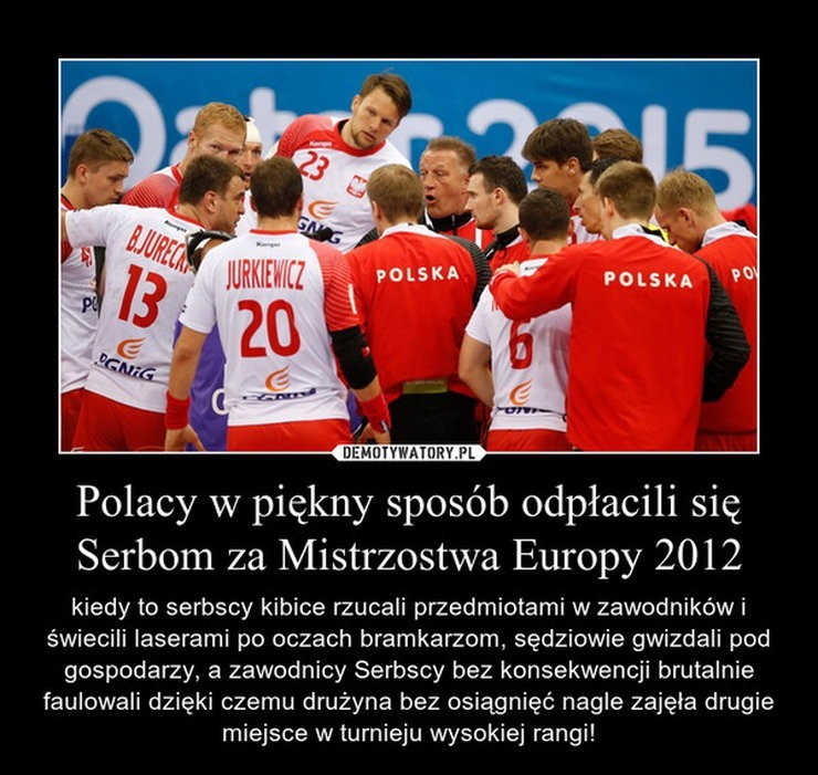 Euro 2016 w piłce ręcznej. Memy po meczu Polska-Serbia