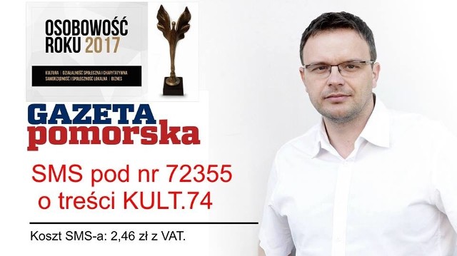 Sebastian Bartkwoski - lider w kategorii kultura w powiecie chełmińskim