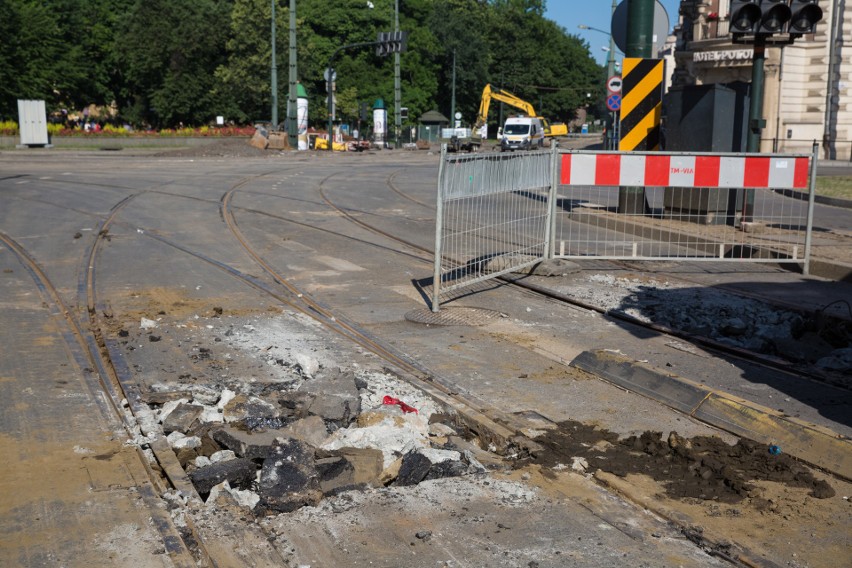 Na Basztowej idzie wolno, wkrótce większy koszmar kierowców