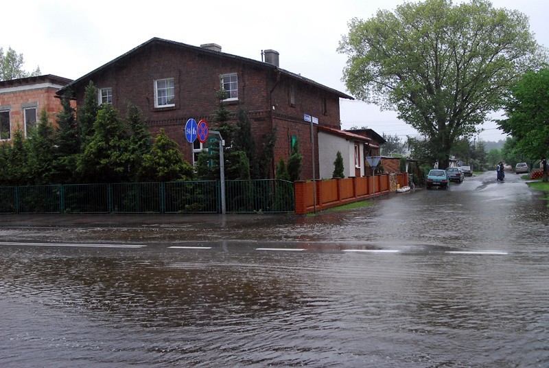 Zawadzkie pod wodą. Zdjecia internauty Andrzeja Gransorta.