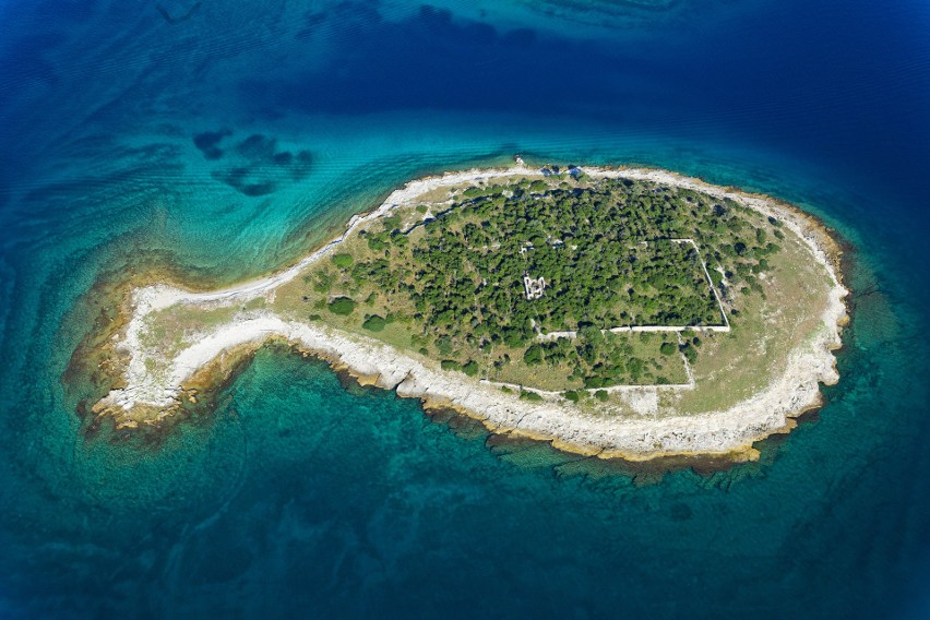 Tajemnicza wyspa znajdująca się na archipelagu Brijuni...