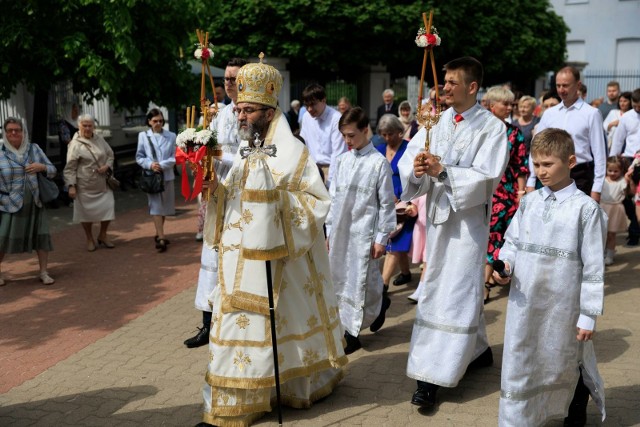 Uroczystości drugiego dnia świąt wielkanocnych w cerkwi św. Mikołaja w Białymstoku