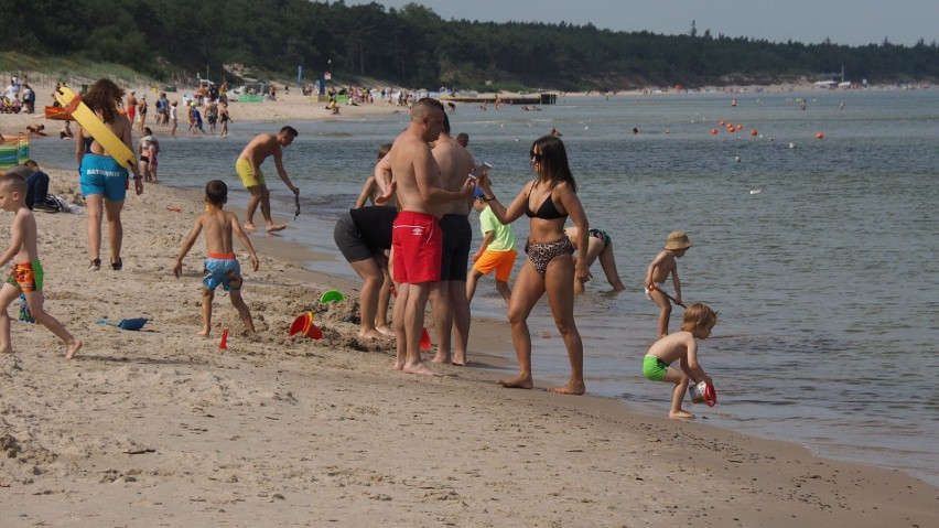 Zobaczcie, jak we wtorkowe południe wyglądała plaża...